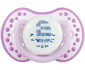 Empreinte My Identity Grèce Sucette LOVI Dynamic Blanc-mauve classique