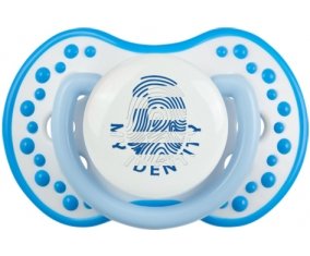 Empreinte My Identity Grèce Sucette LOVI Dynamic Blanc-bleu phosphorescente