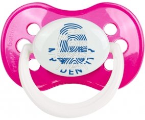 Empreinte My Identity Grèce Sucette Anatomique Rose foncé classique