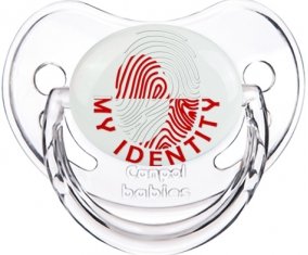 Empreinte My Identity Groenland Tétine Physiologique Transparent classique
