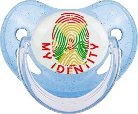 Empreinte My Identity Grenade Sucete Physiologique Bleue à paillette