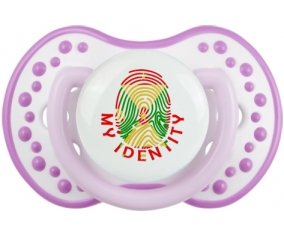 Empreinte My Identity Grenade Tétine LOVI Dynamic Blanc-mauve classique