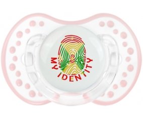 Empreinte My Identity Grenade Tétine LOVI Dynamic Retro-blanc-rose-tendre classique