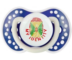 Empreinte My Identity Grenade Tétine LOVI Dynamic Bleu-marine phosphorescente