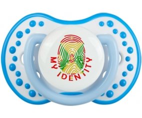 Empreinte My Identity Grenade Tétine LOVI Dynamic Blanc-bleu phosphorescente