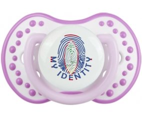 Empreinte My Identity Guam Sucette LOVI Dynamic Blanc-mauve classique