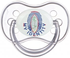 Empreinte My Identity Guam Sucette Anatomique Transparente classique