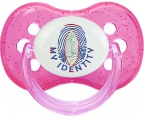 Empreinte My Identity Guam Tétine Cerise Rose à paillette