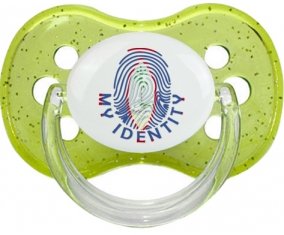 Empreinte My Identity Guam Tétine Cerise Vert à paillette