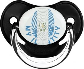 Empreinte My Identity Guatemala Tétine Physiologique Noir classique