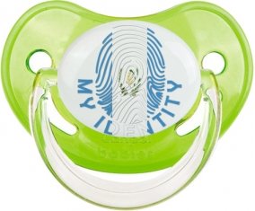 Empreinte My Identity Guatemala Tétine Physiologique Vert classique