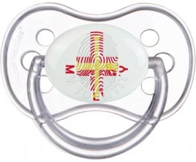 Empreinte My Identity Guernesey Sucette Anatomique Transparente classique