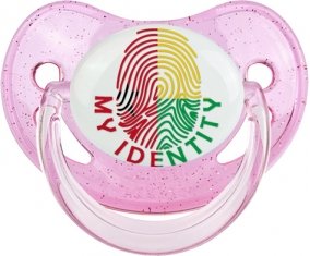 Empreinte My Identity Guinée Sucette Physiologique Rose à paillette
