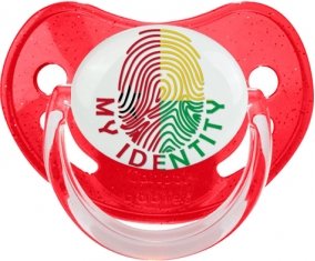 Empreinte My Identity Guinée Sucette Physiologique Rouge à paillette