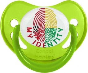 Empreinte My Identity Guinée Sucette Physiologique Vert phosphorescente