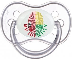 Empreinte My Identity Guinée Tétine Anatomique Transparente classique