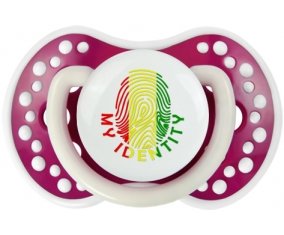 Empreinte My Identity Guinée Bissau Sucette LOVI Dynamic Fuchsia phosphorescente
