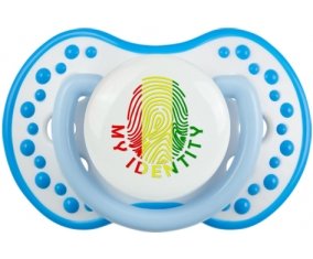 Empreinte My Identity Guinée Bissau Sucette LOVI Dynamic Blanc-bleu phosphorescente