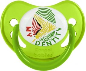 Empreinte My Identity Guyane Tétine Physiologique Vert phosphorescente