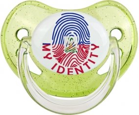 Empreinte My Identity Haïti Sucete Physiologique Vert à paillette
