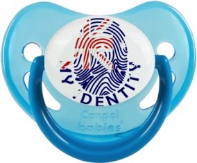 Empreinte My Identity Îles Heard et Mcdonald Sucette Physiologique Bleue phosphorescente
