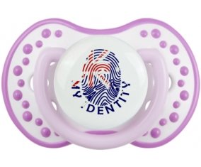 Empreinte My Identity Îles Heard et Mcdonald Sucette LOVI Dynamic Blanc-mauve classique