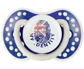 Empreinte My Identity Îles Heard et Mcdonald Sucette LOVI Dynamic Bleu-marine phosphorescente