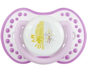 Empreinte My Identity Saint-Siège Sucette LOVI Dynamic Blanc-mauve classique