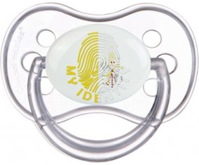 Empreinte My Identity Saint-Siège Sucette Anatomique Transparente classique
