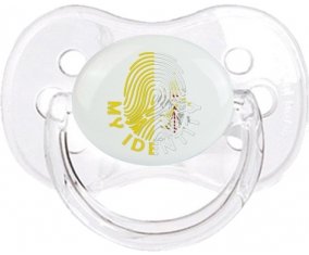 Empreinte My Identity Saint-Siège Tétine Cerise Transparent classique