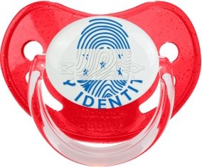 Empreinte My Identity Honduras Tétine Physiologique Rouge à paillette