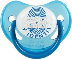 Empreinte My Identity Honduras Tétine Physiologique Bleue phosphorescente