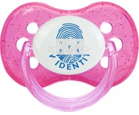 Empreinte My Identity Honduras Sucete Cerise Rose à paillette