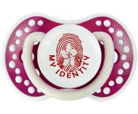 Empreinte My Identity Hong Kong Tétine LOVI Dynamic Fuchsia phosphorescente