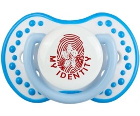 Empreinte My Identity Hong Kong Tétine LOVI Dynamic Blanc-bleu phosphorescente