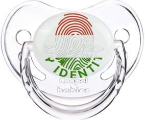 Empreinte My Identity Hongrie Sucette Physiologique Transparent classique