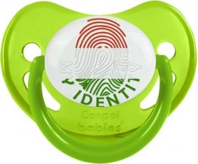 Empreinte My Identity Hongrie Sucette Physiologique Vert phosphorescente