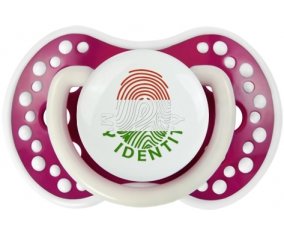 Empreinte My Identity Hongrie Sucette LOVI Dynamic Fuchsia phosphorescente