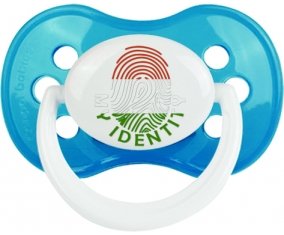 Empreinte My Identity Hongrie Tétine Anatomique Cyan classique