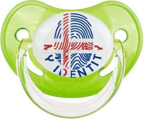 Empreinte My Identity Islande Sucette Physiologique Vert classique