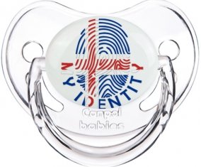 Empreinte My Identity Islande Sucette Physiologique Transparent classique