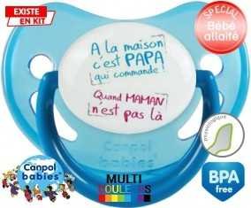 A la maison c'est papa qui commande (quand maman n'est pas là):