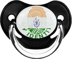 Empreinte My Identity Inde Tétine Physiologique Noir classique