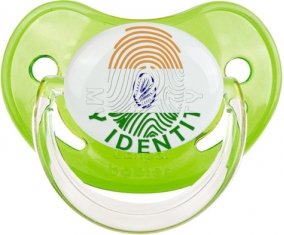 Empreinte My Identity Inde Tétine Physiologique Vert classique