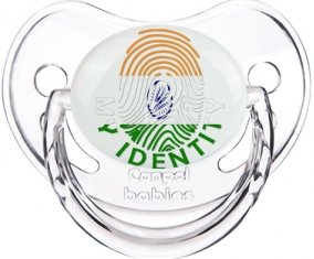 Empreinte My Identity Inde Tétine Physiologique Transparent classique