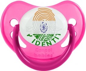 Empreinte My Identity Inde Tétine Physiologique Rose phosphorescente