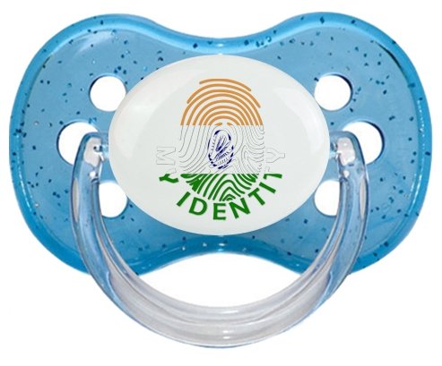 Empreinte My Identity Inde Sucete Cerise Bleu à paillette