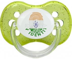 Empreinte My Identity Inde Sucete Cerise Vert à paillette