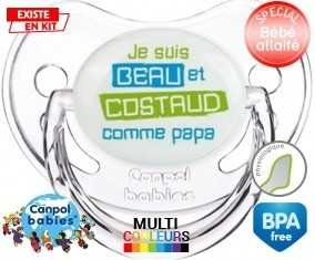 Je suis beau et costaud comme papa style1: Sucette