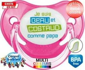 Je suis beau et costaud comme papa style1: Sucette